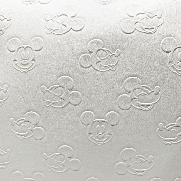 Disney Womens White Mickey Mouse Double Handle Strap Duffle Bag OS With Coin Bag - Picture 9 of 11